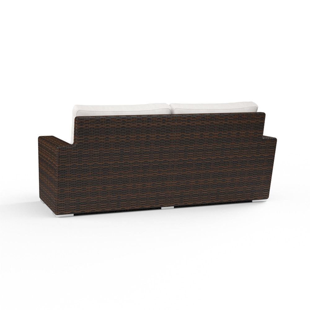 Outdoor Sofas and Sectionals Montecito Loveseat in Canvas Flax w/ Self Welt