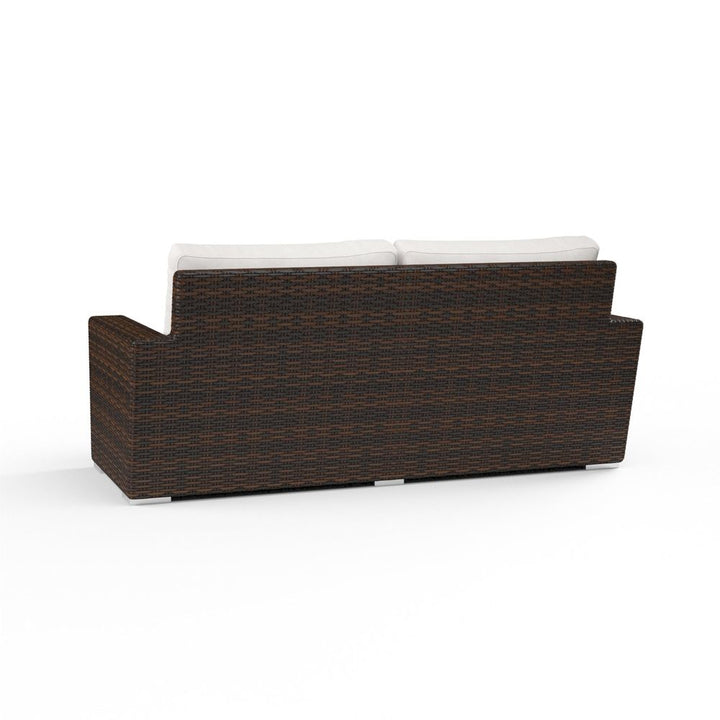 Outdoor Sofas and Sectionals Montecito Loveseat in Canvas Flax w/ Self Welt