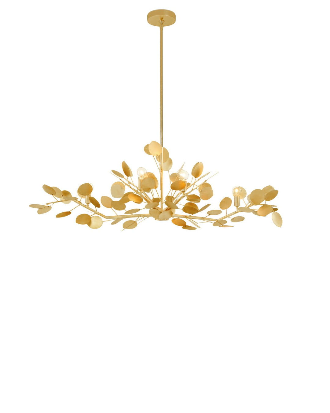 Chandeliers Lunaria Gold Oval Chandelier