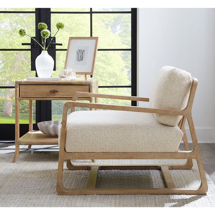 Side Tables Retreat Pole Rattan End Table - Light Wood