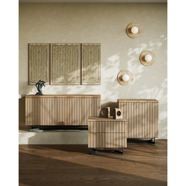 Indeo Washed Oak Credenza