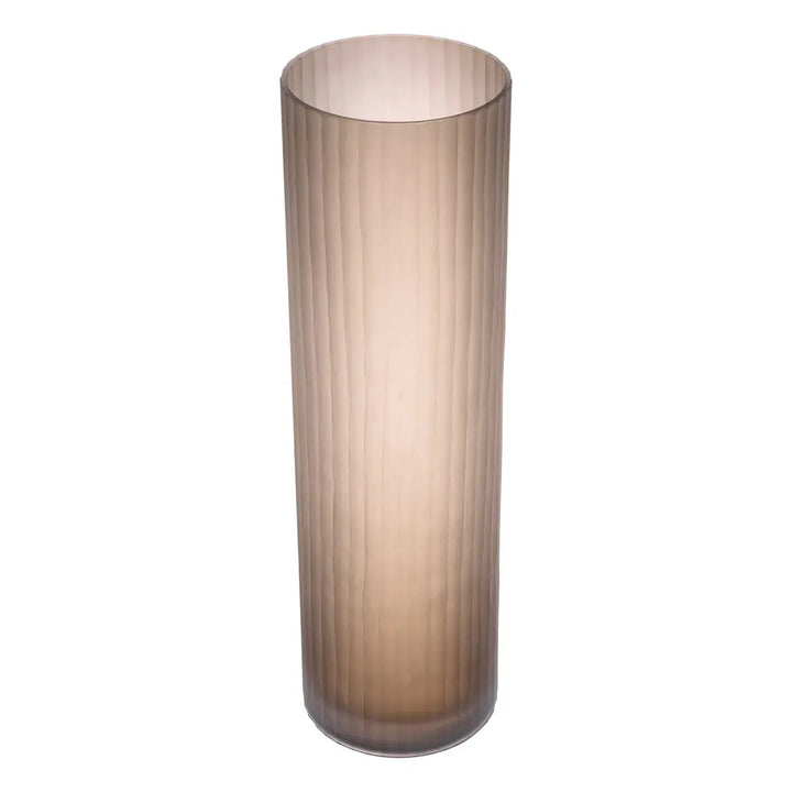Vase Haight L Frosted Brown Glass - image 2