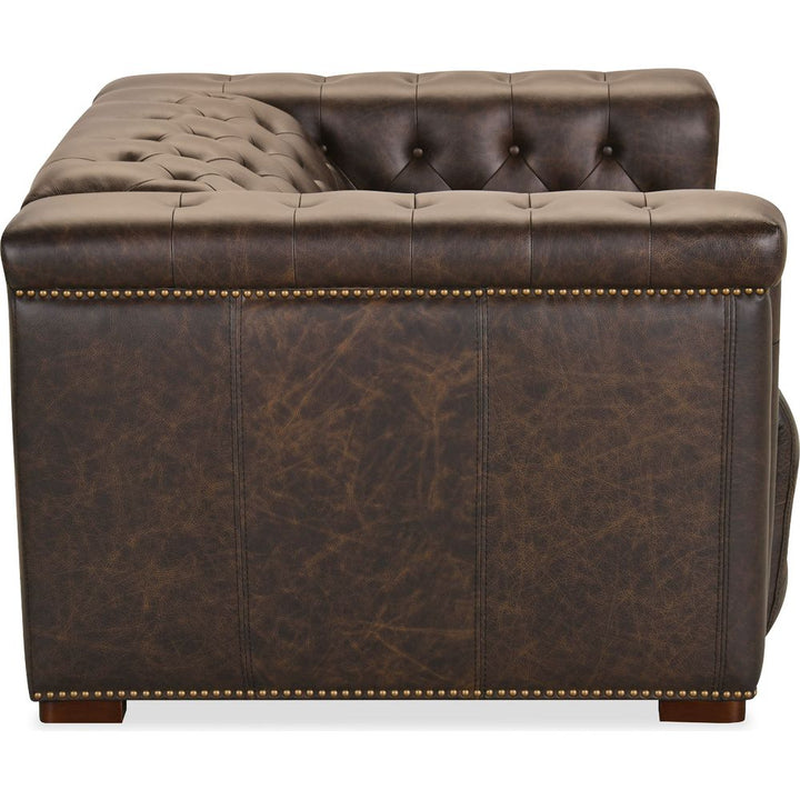 Savion Deux Power Recliner with Power Headrest - Brown