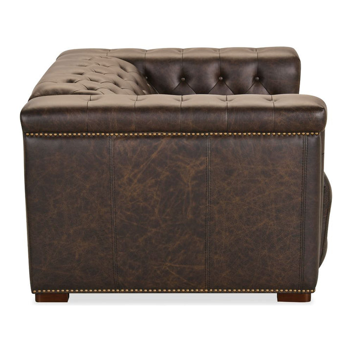 Vanguard Deux Power Recliner with Power Headrest - Brown