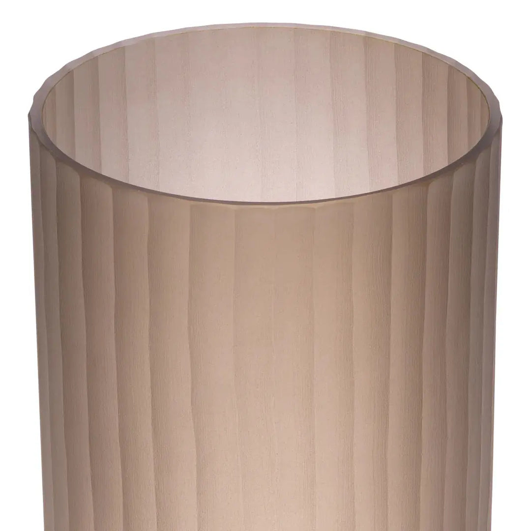 Vase Haight L Frosted Brown Glass - image 4