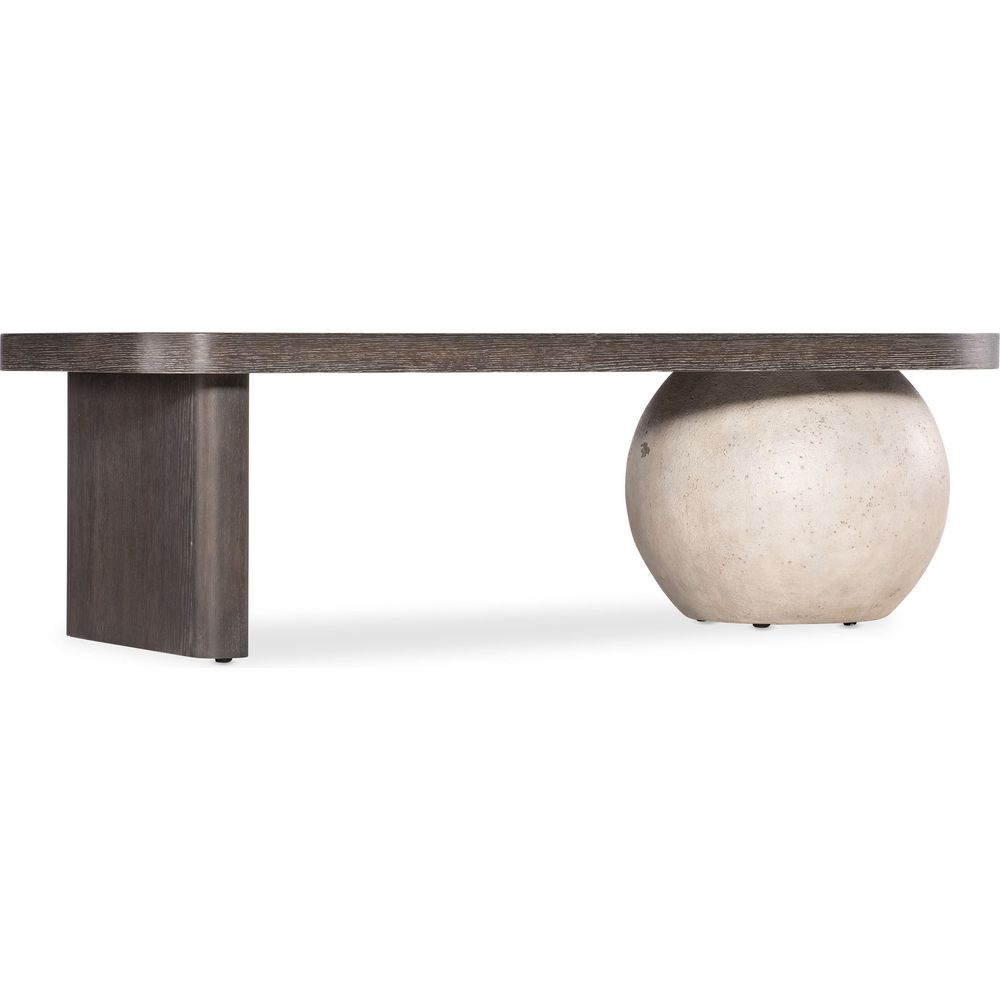 Coffee Tables Commerce and Market Gibbons Cocktail Bench - Dark Wood