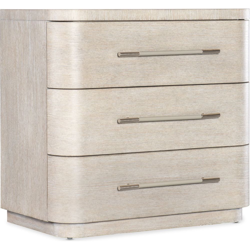 Nightstands Modern Mood Three Drawer Nightstand - Light Wood