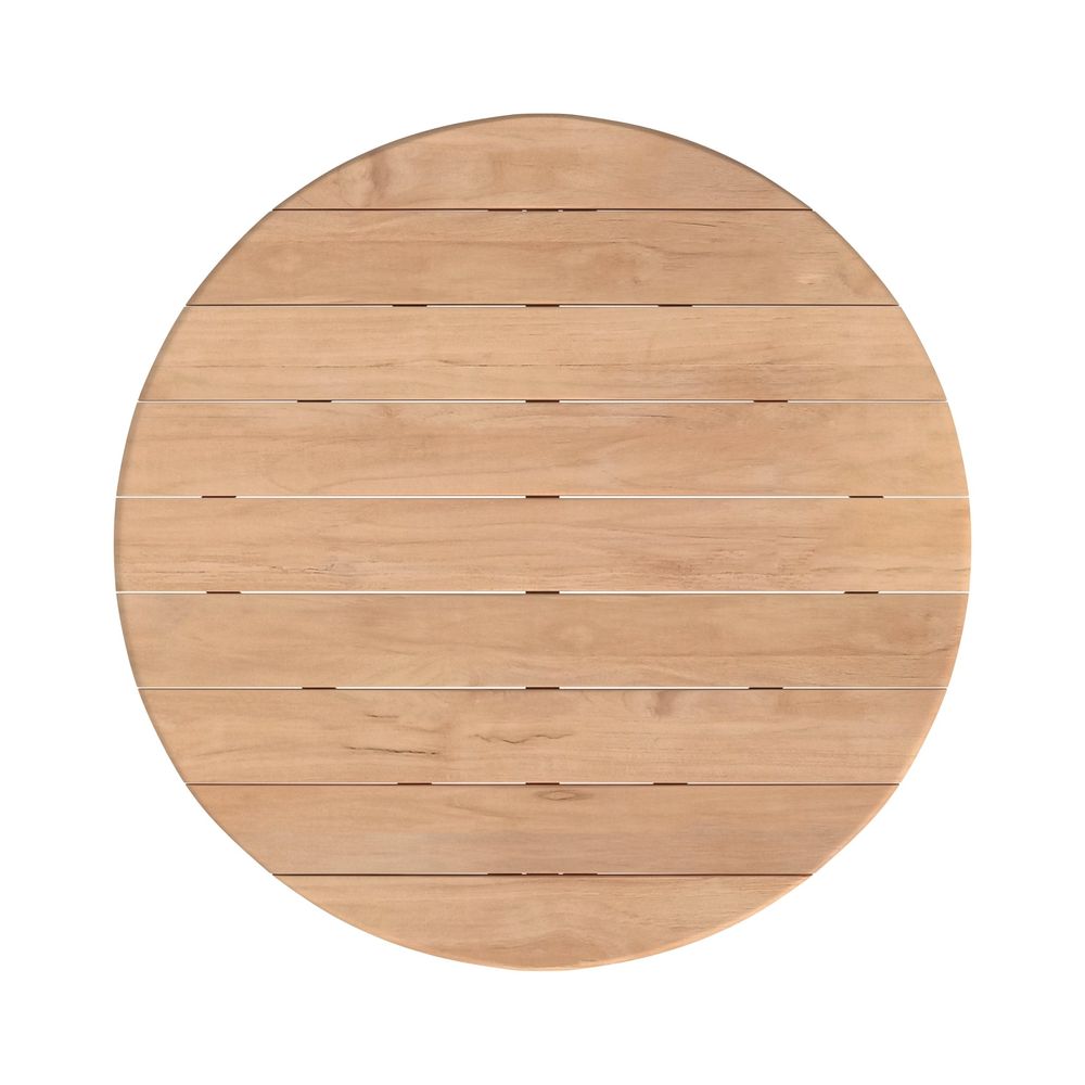 Outdoor Dining Tables Natural Teak 56" Round Dining Table