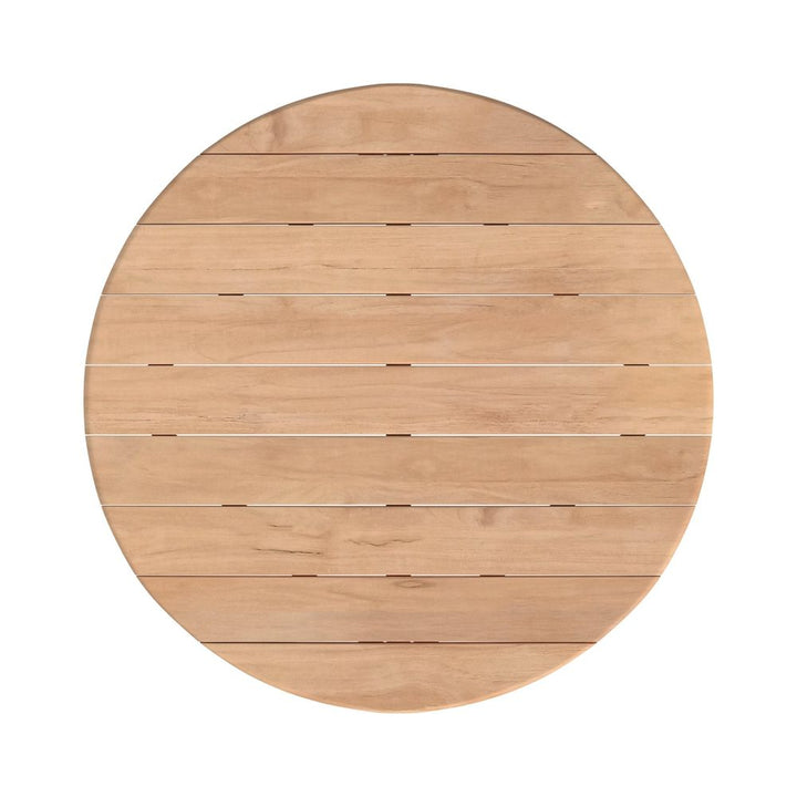 Outdoor Dining Tables Natural Teak 56" Round Dining Table