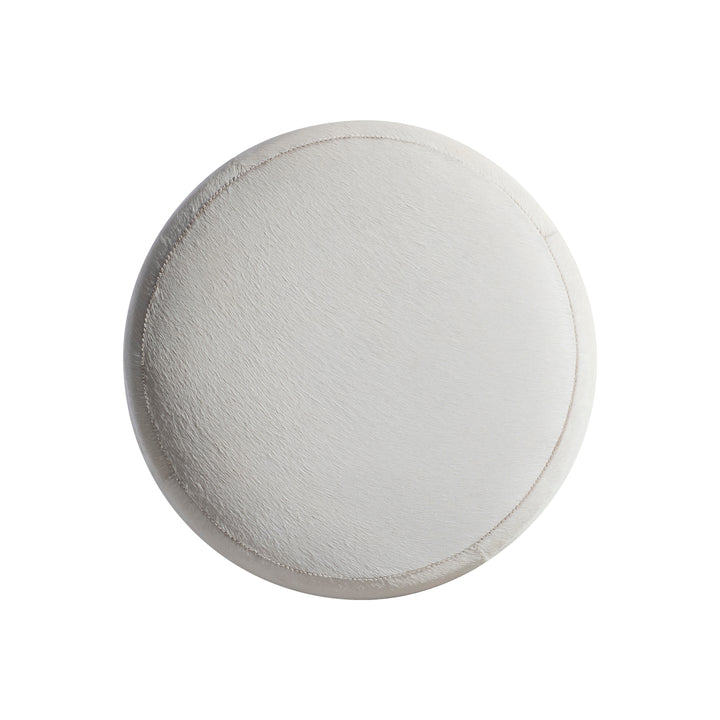 Ash Fabric Ottoman