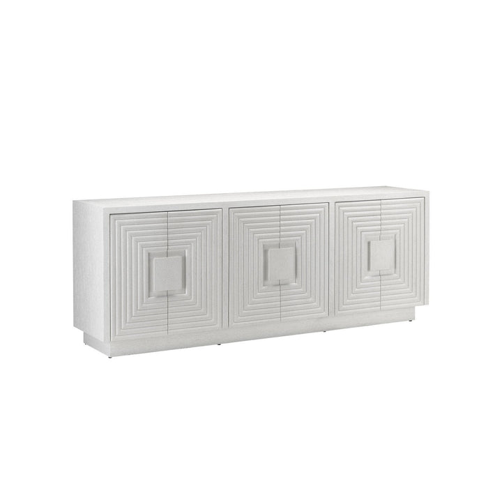 Morombe White Credenza