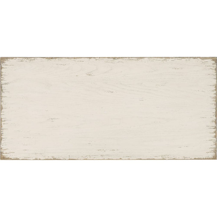 Americana Six-Drawer Metal Knob Chest - Whites/Creams/Beiges