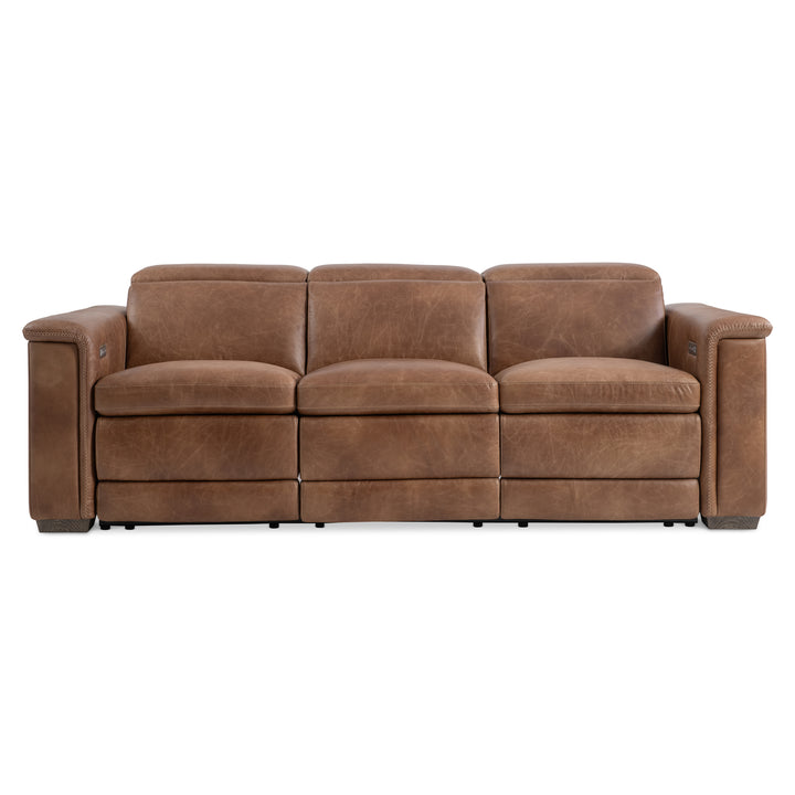 Lioni Leather Power Motion Sofa Recliner