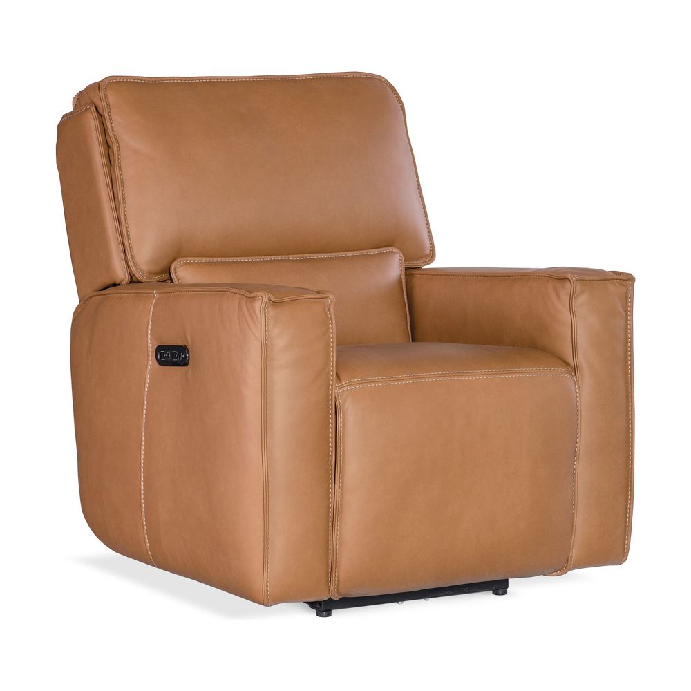 Sutton Zero Gravity Power Recliner with Power Headrest - Brown
