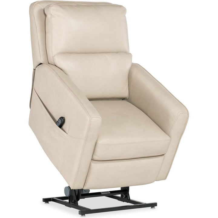 Flynn Power Recliner w/ Power Headrest, Lumbar, and Lift - Beige