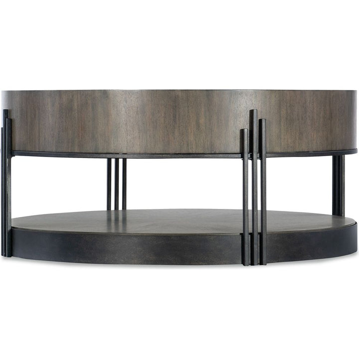 Coffee Tables Commerce & Market Skyline Cocktail Table - Dark Wood