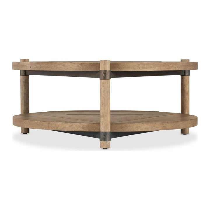 Terrace Row Round Cocktail Table - Light Wood