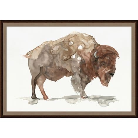 Oversized Range Buffalo 2-Wendover-WEND-WAN1032-Wall Art-1-France and Son
