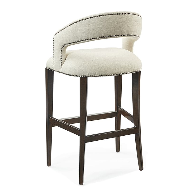 Annabelle Bar Stool-Woodbridge Furniture-WOODB-7522-13-Bar StoolsMink Finish-4-France and Son