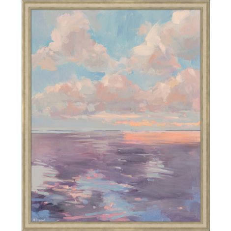 Softened Violet Water 1-Wendover-WEND-WCL1092-Wall Art-1-France and Son