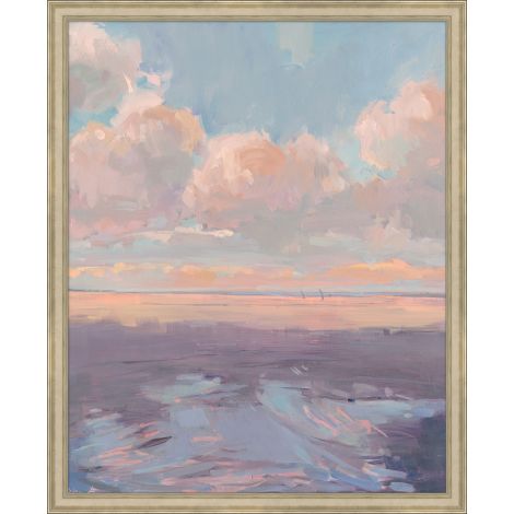 Softened Violet Water 2-Wendover-WEND-WCL1093-Wall Art-1-France and Son