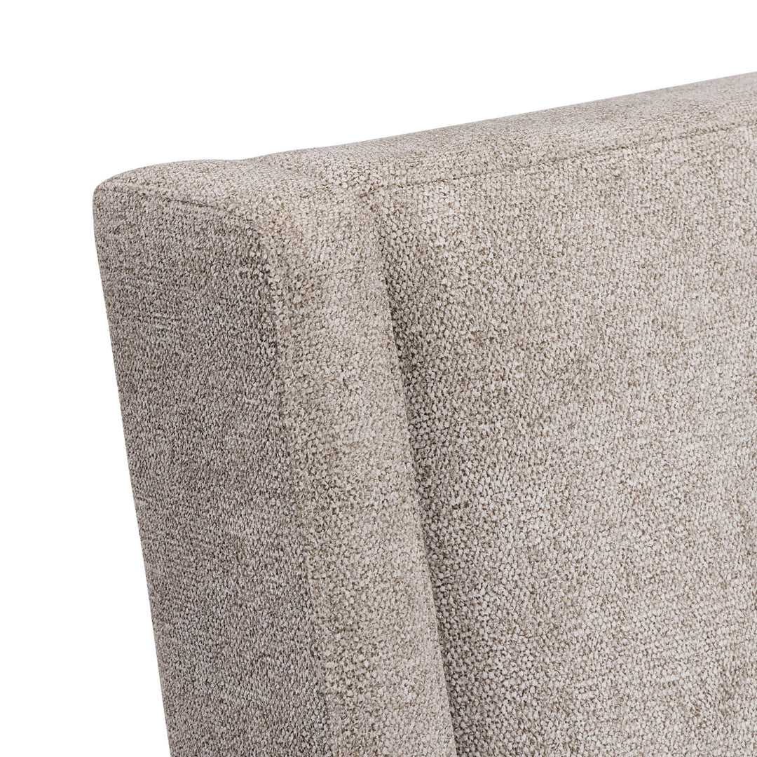 Linea Side Chair in Cerused Greige Finish