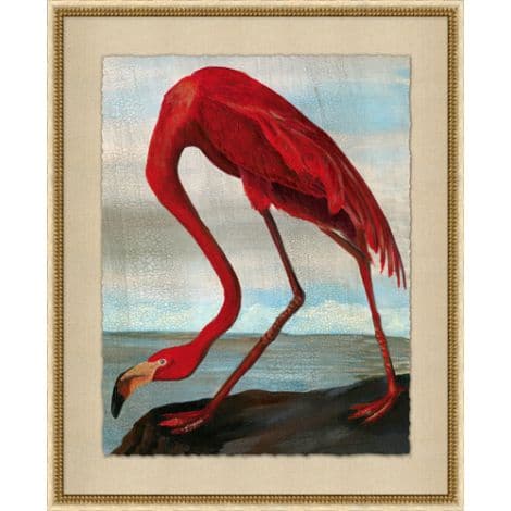 Flamingo (WD22694)-Wendover-WEND-WD22694-Wall Art-1-France and Son