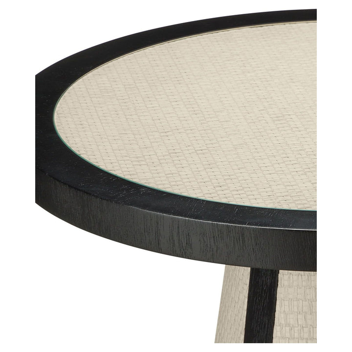 Deanna Raffia Accent Table