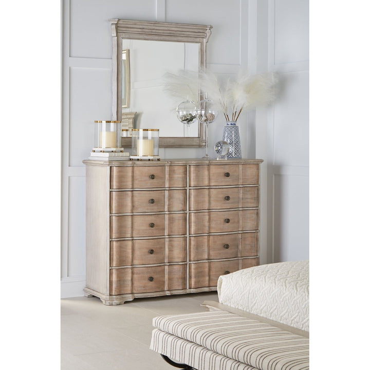 Alcove Master Chest - Brown, White