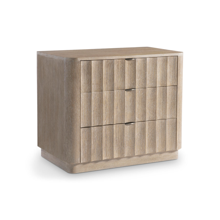 Loggia 3-Drawer Nightstand