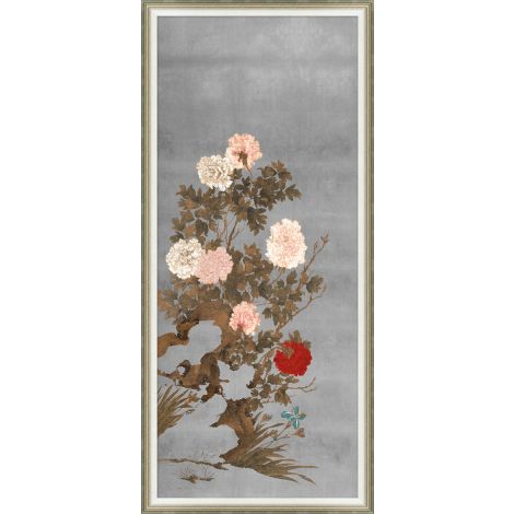 Regal Chrysanthemums-Wendover-WEND-WFL1650-Wall ArtPeonies-2-France and Son