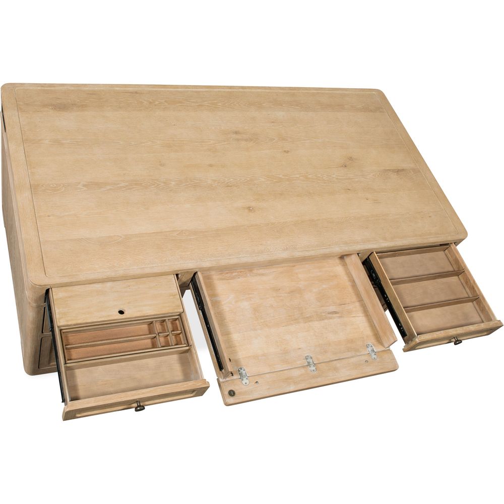Solace Executive Desk - Light Wood