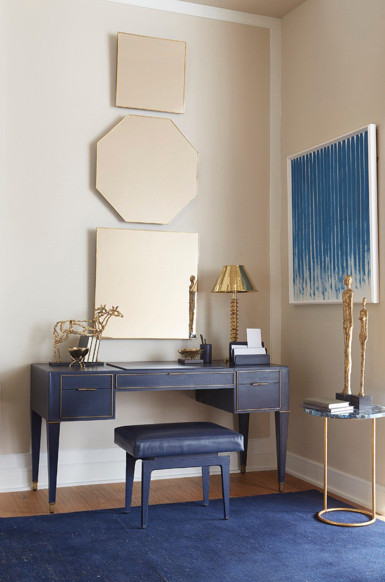 Winston Stool, Navy Blue