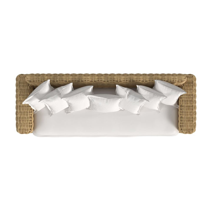 Playa Sofa in Soothe Pearl w/ Flange Welt
