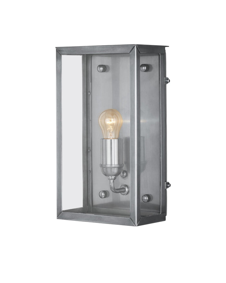 Outdoor Wall Sconces Royster Silver Outdoor Wall Sconce