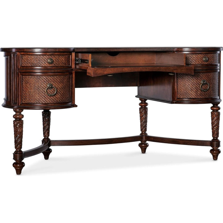 Desks Charleston Kidney Writing Desk - Dark Wood