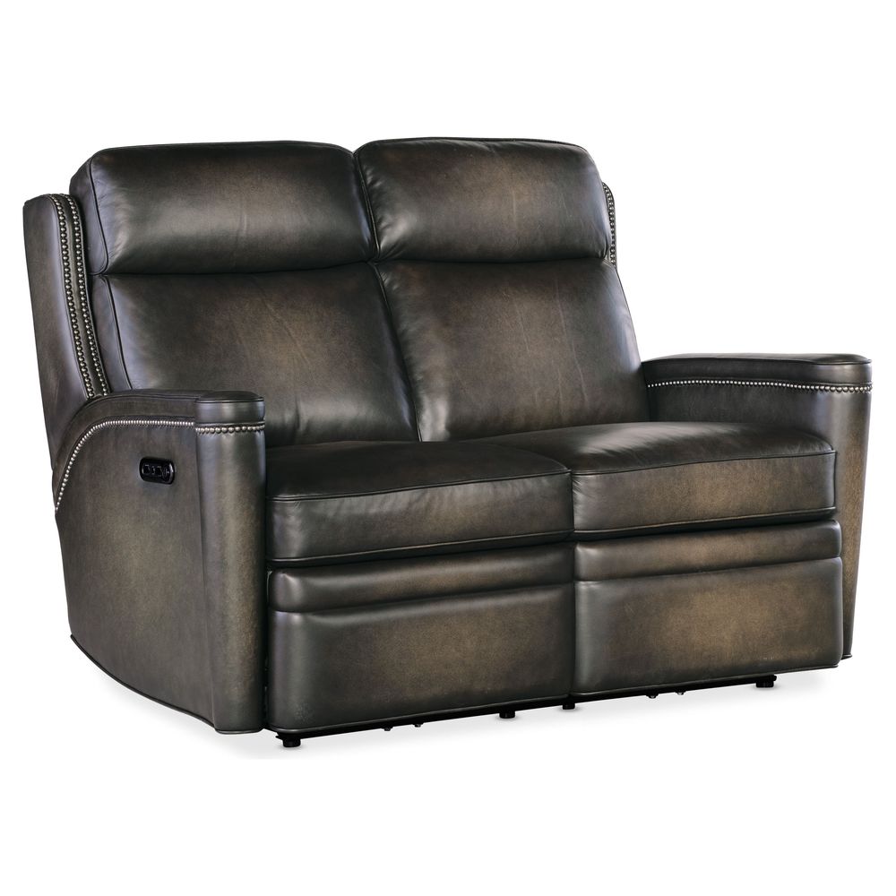 Tennyson Power Loveseat with Power Headrest - Grey
