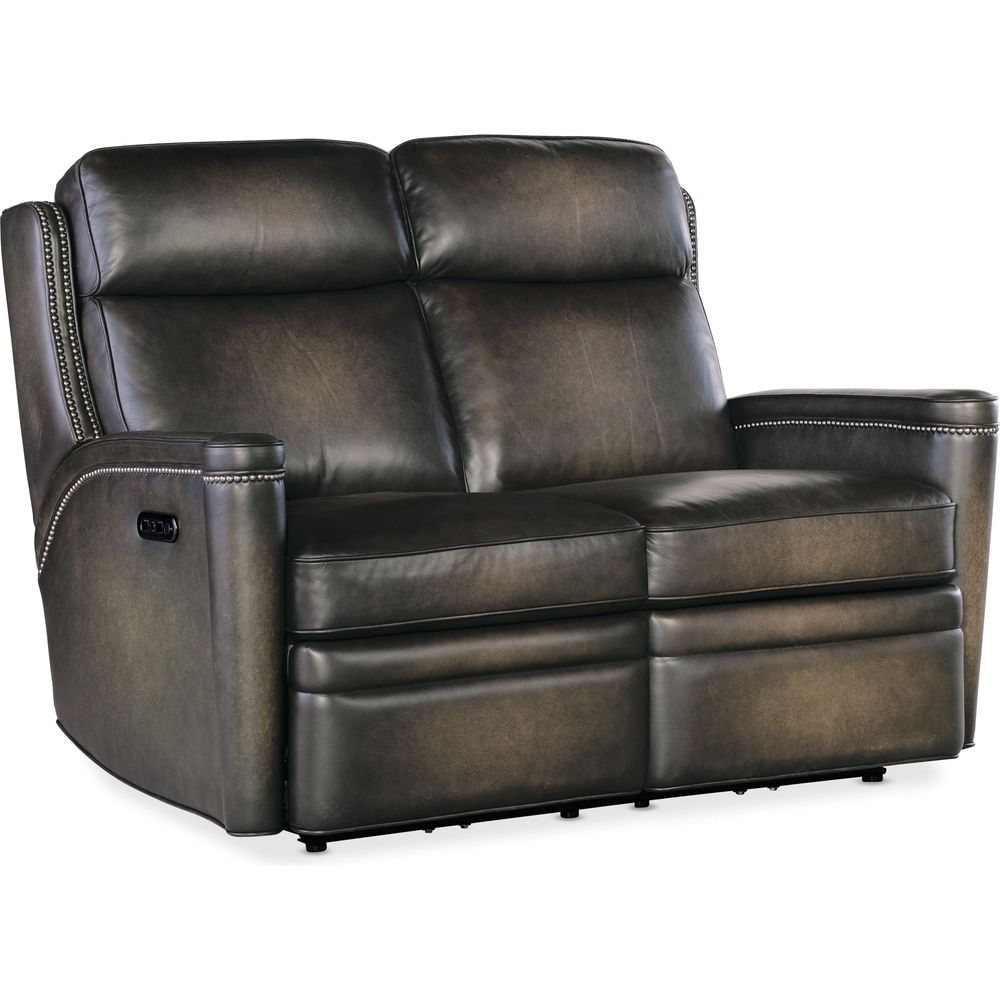 Sofas: Recliners Hamilton Power Loveseat with Power Headrest - Grey