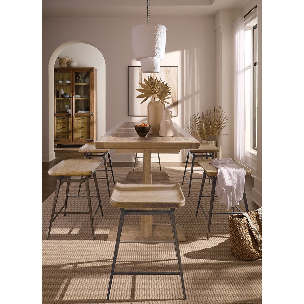 Cabinets & Curios Vineyard Row Display Cabinet - Dark Wood