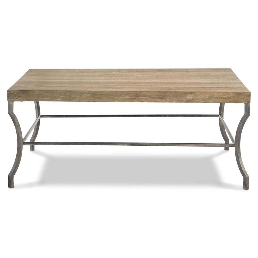 Tribeca Cocktail Table with Metal Legs