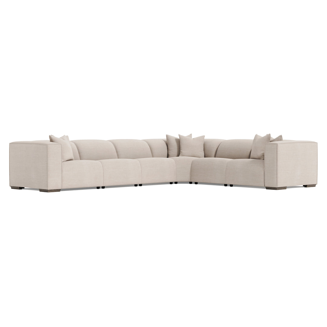 6 Piece Right-Facing Bliss Fabric Power Motion Sectional Recliner