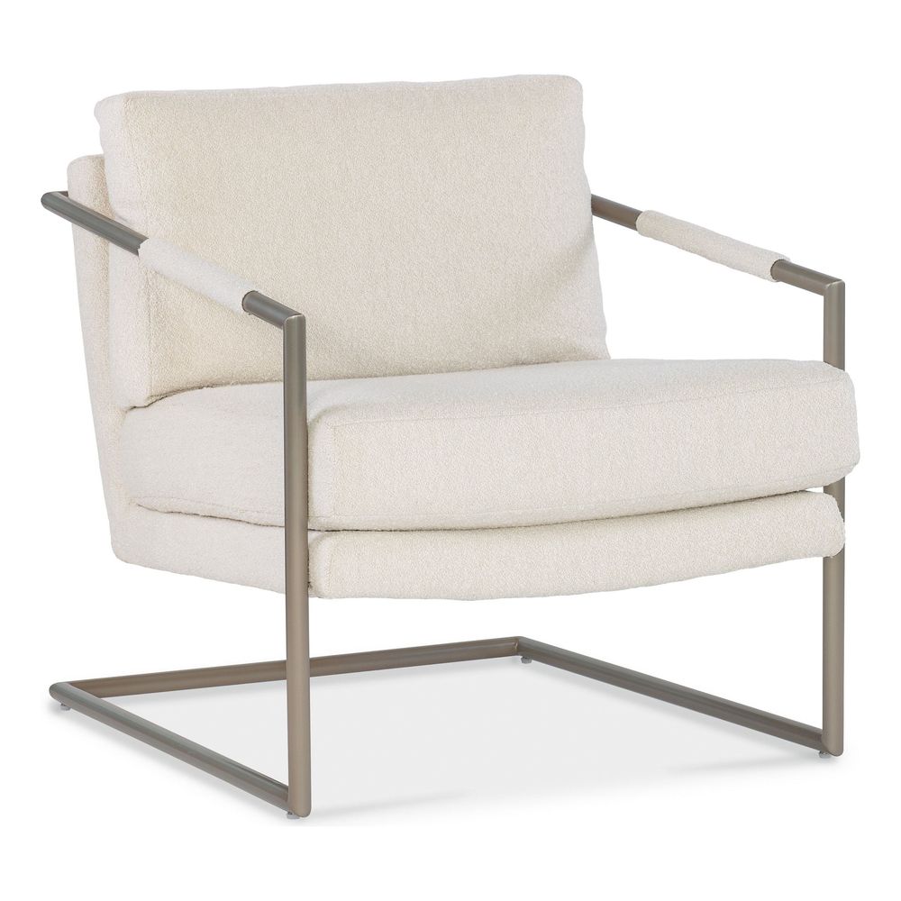 Lounge Chairs Echo Metal Fabric Chair - Beige