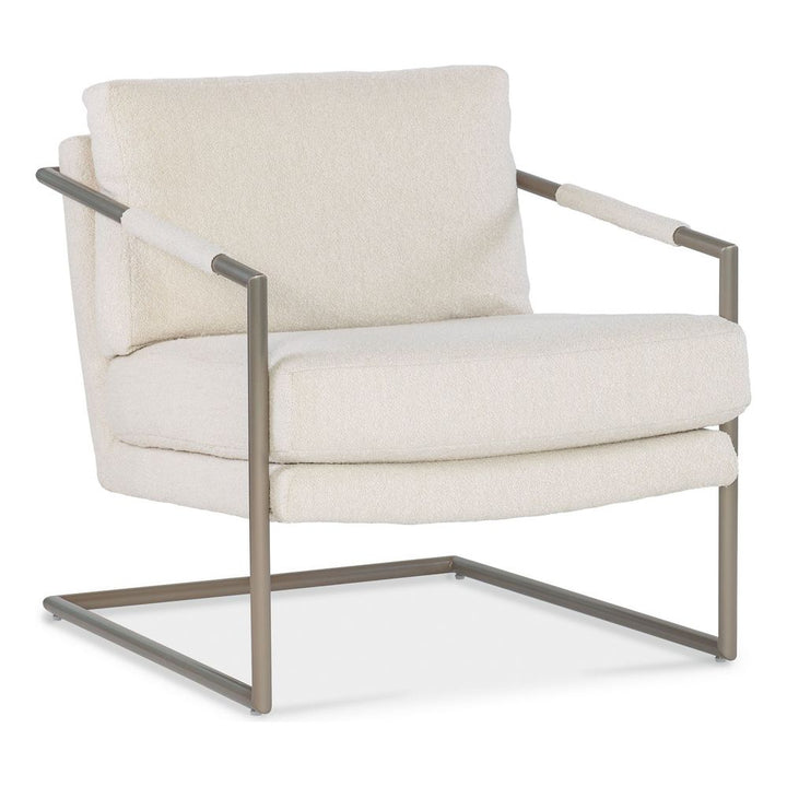 Lounge Chairs Echo Metal Fabric Chair - Beige