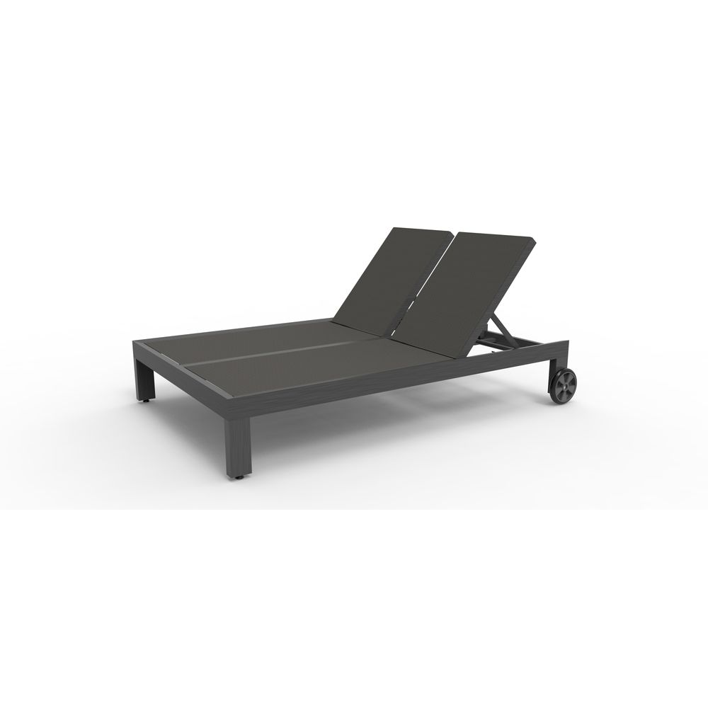 Outdoor Chaises Redondo Adjustable Double Sling Chaise
