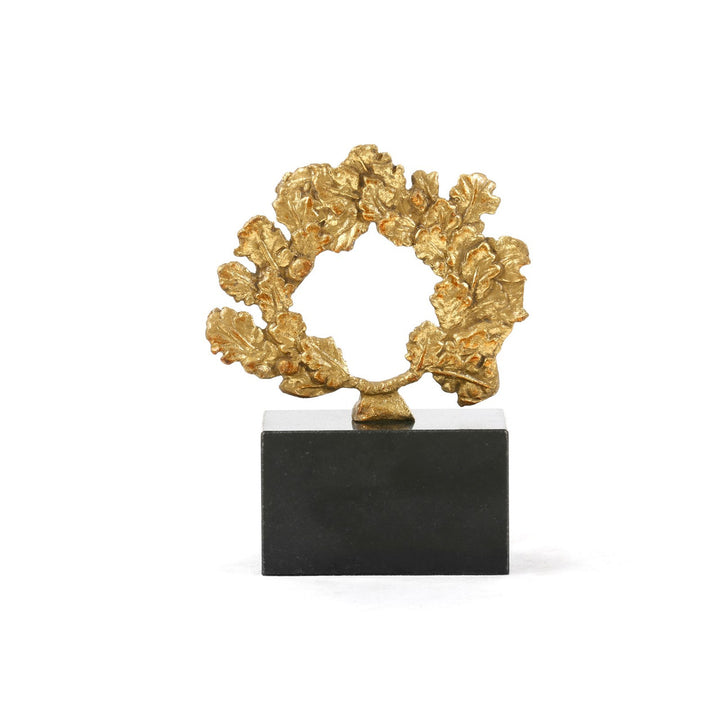 Wreath Statue, Gold Leaf