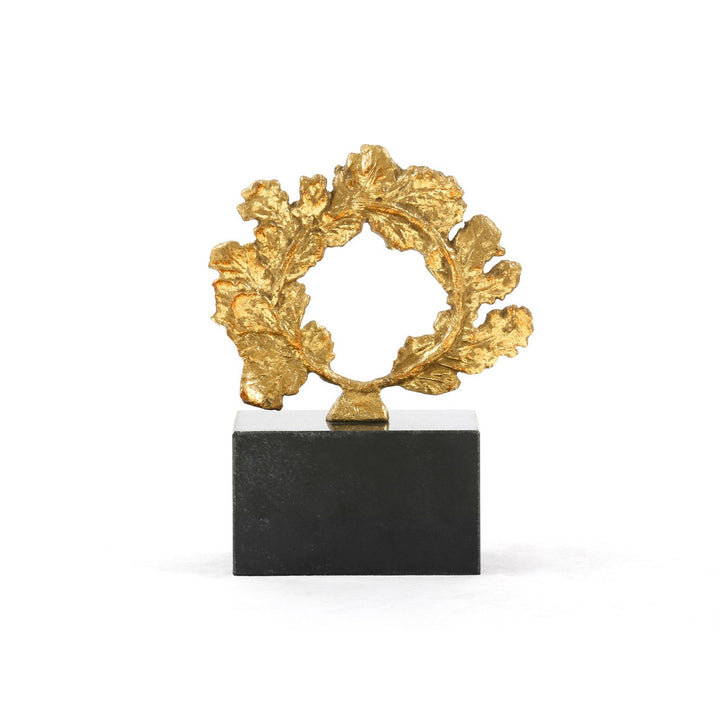 Wreath Statue, Gold Leaf