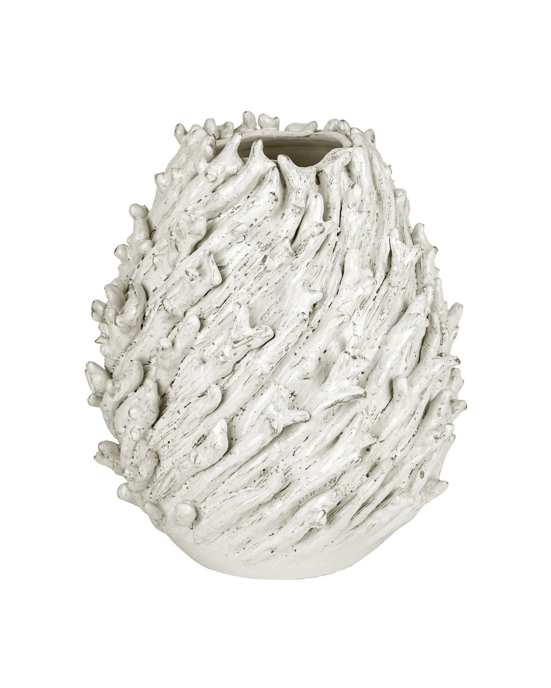 Seadrift White Vase