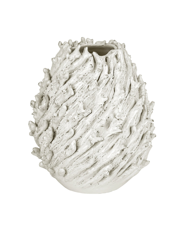 Seadrift White Vase