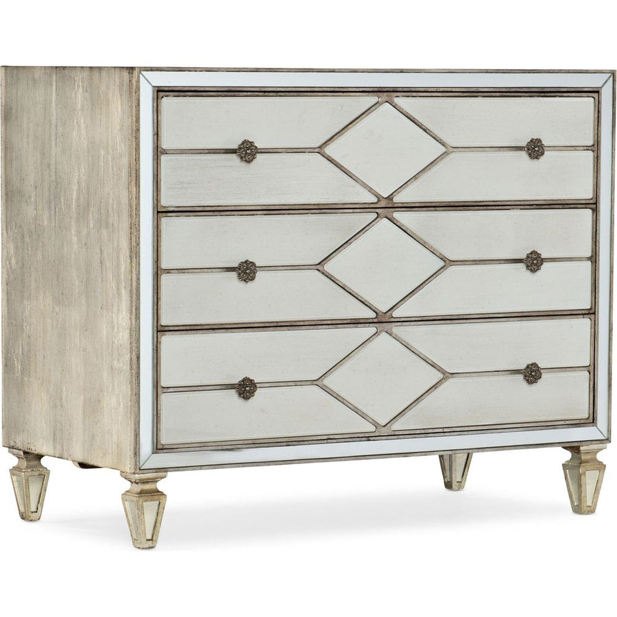 Dressers & Chests Sanctuary Queen of Diamonds Bachelorette Chest - Silvers