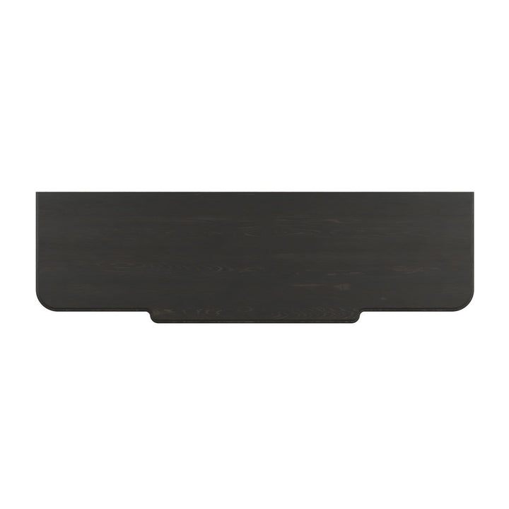 Atrium 12 Drawer Dresser — hand rubbed black with undertones of brown